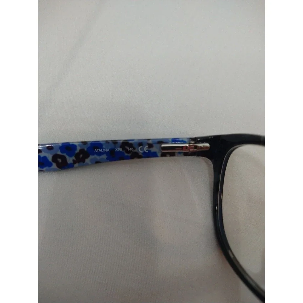 FRAMES ONLY Kate Spade Slightly UNEVEN Eyeglasses Blue & Tortoise Shell